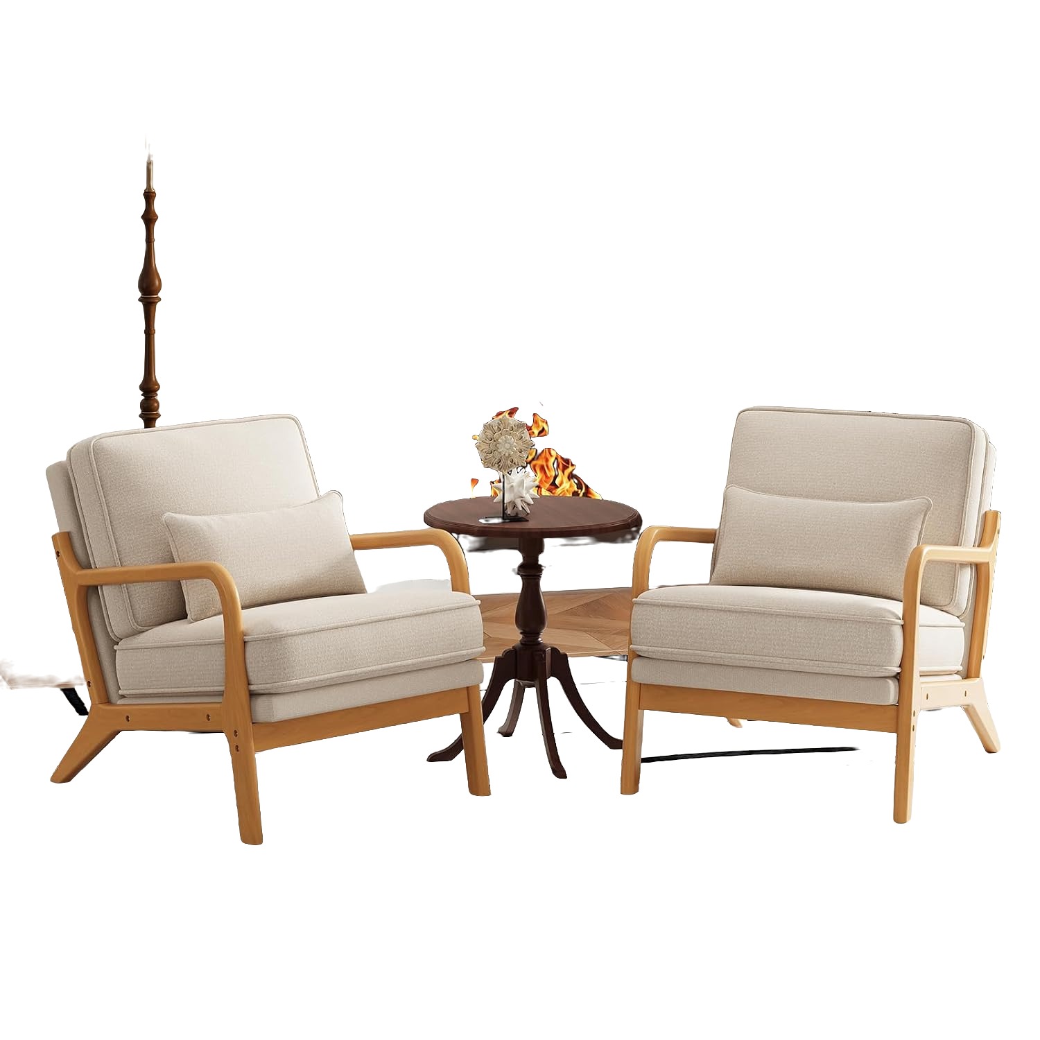 Lounge Armchair, Pair