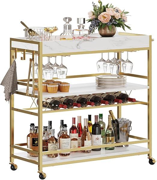 Gold Bar Cart