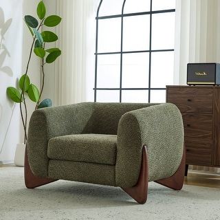 Wide Boucle Armchair