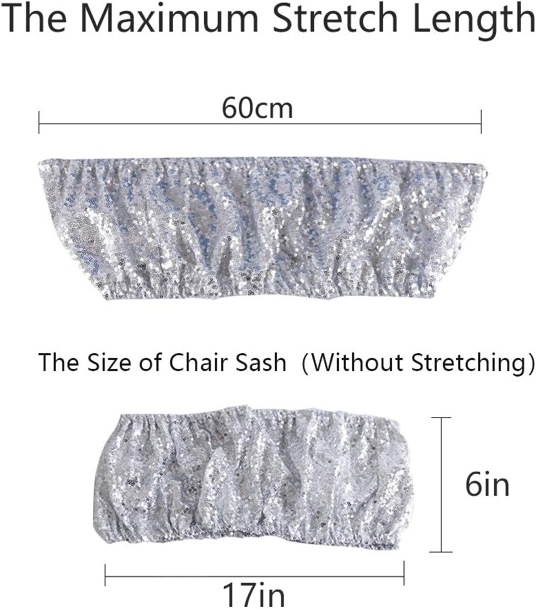 Sequin Chair Sashes