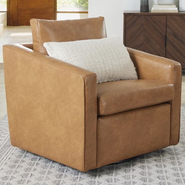 Camel Swivel Chair