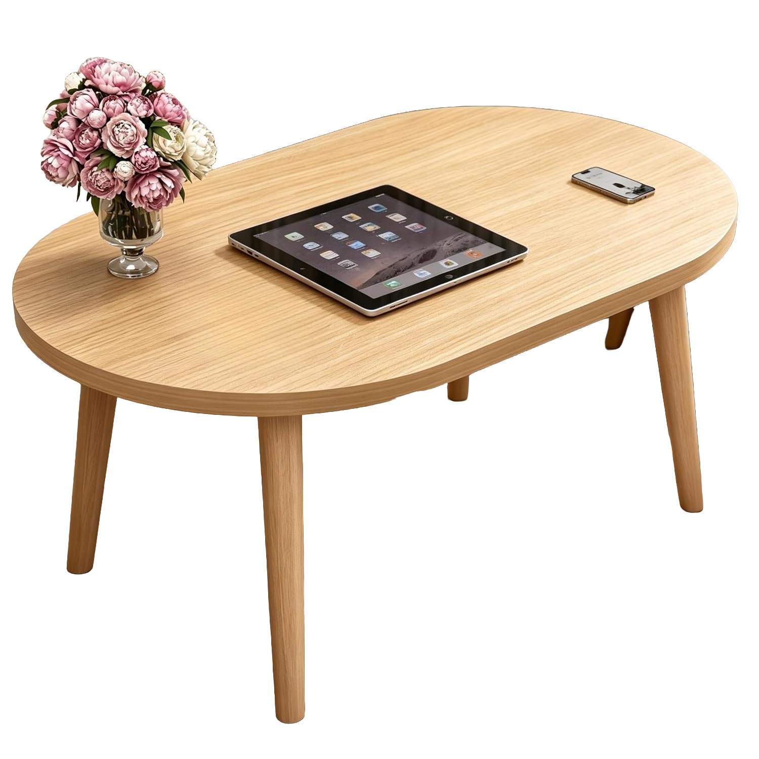 Small Oval Coffee Table, 24in