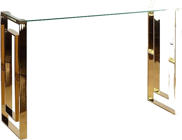 Gold Glass Console