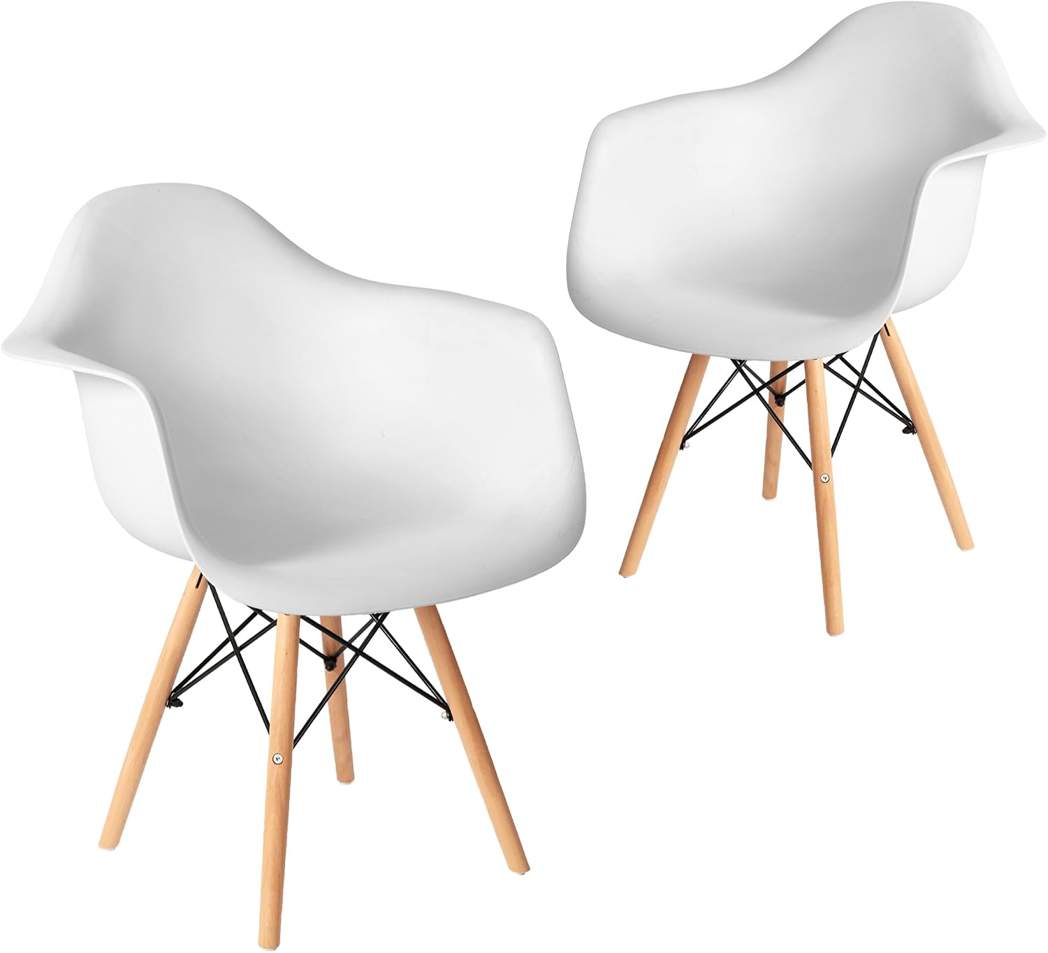 Moulded Arm Chair, Wood Legs