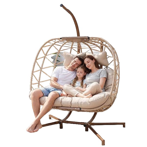 Double Hanging Egg Chair