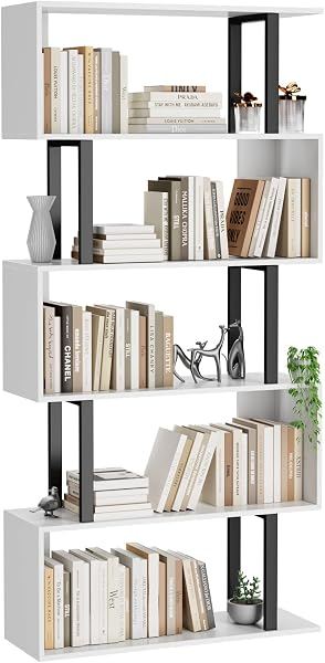 Geometric Display Shelf, White