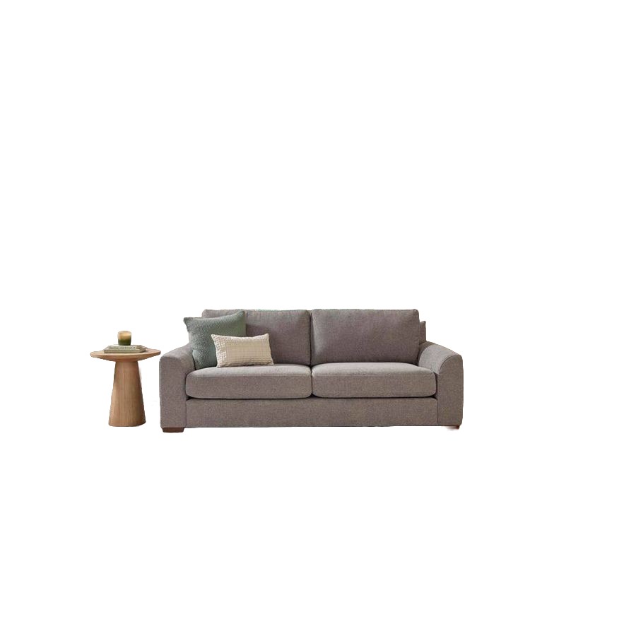 Tapered-Arm Sofa, Gray, 86"