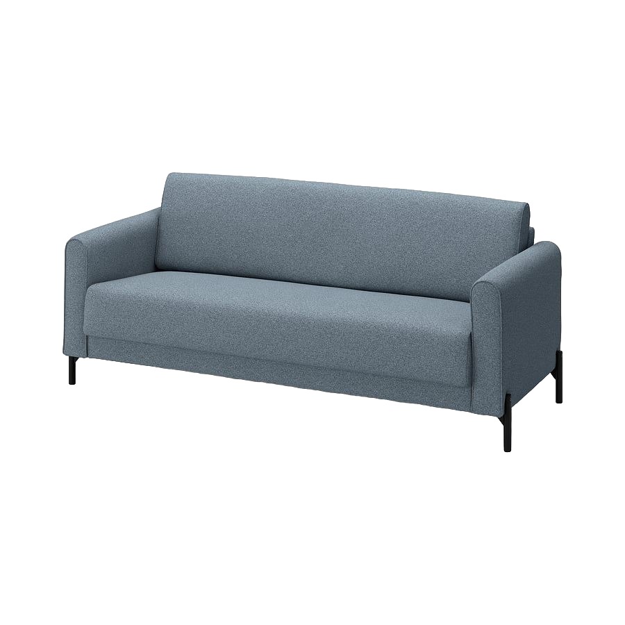 Three-Seat Sofa, Blue