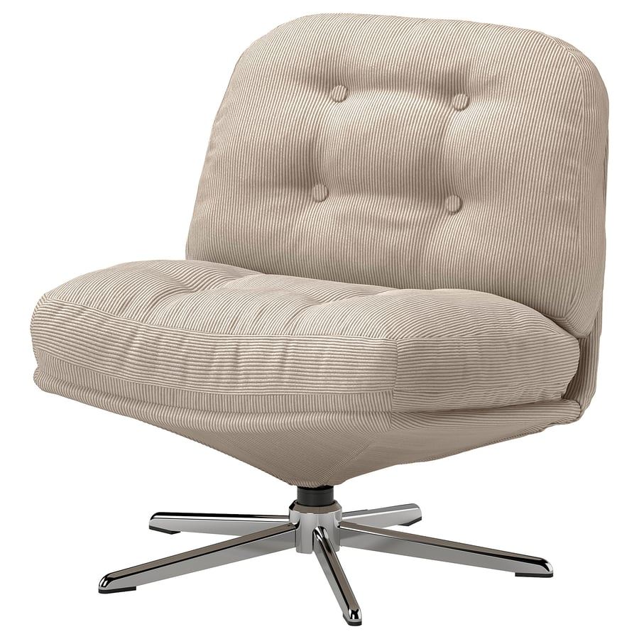 Retro Swivel Chair, Beige