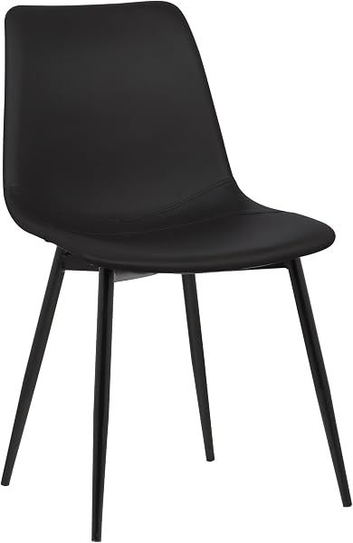 Sled-Base Side Chair, Black