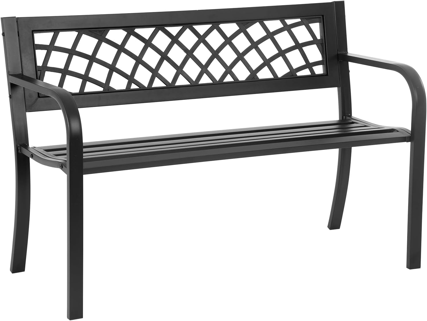 Steel Park Bench
