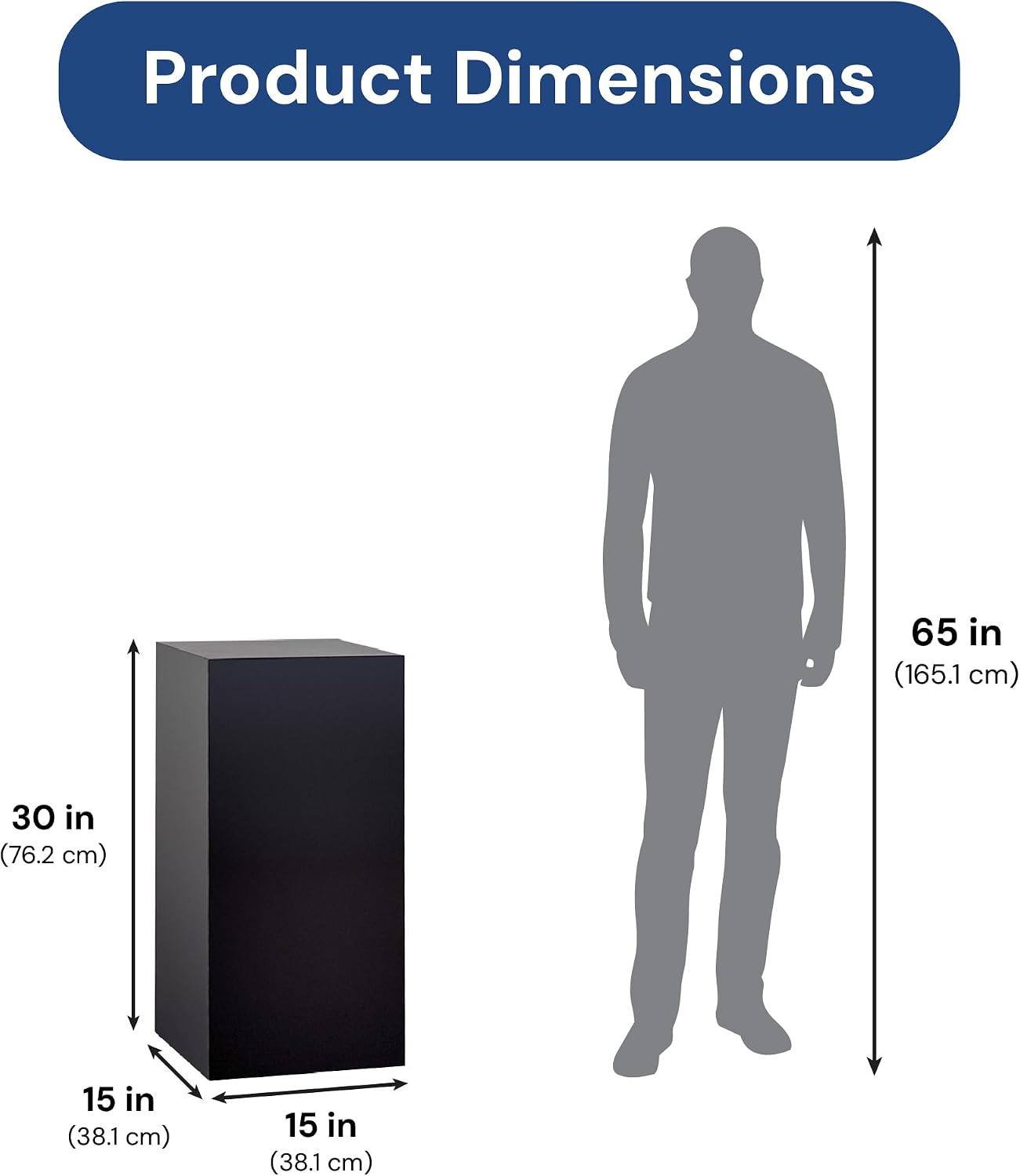 Display Pedestal, Black