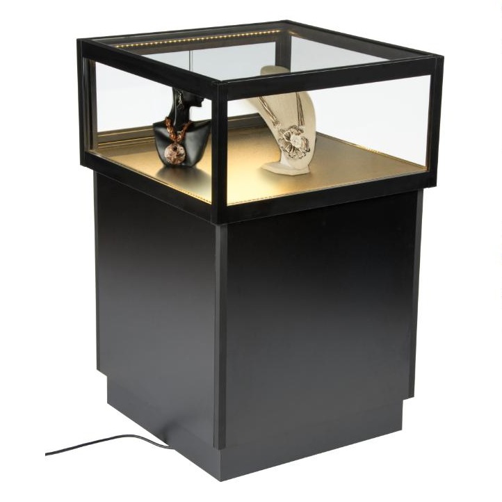 Glass Pedestal Case, LED