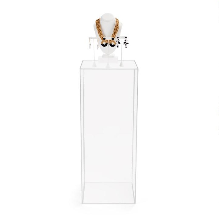 Clear Acrylic Pedestal, 36in