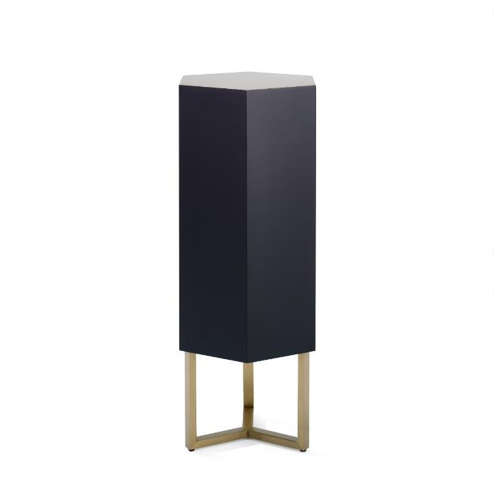 Hexagon Pedestal, Gold Base