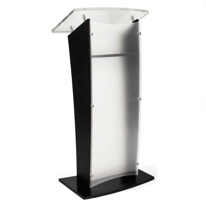 Wood Podium, Frosted Front