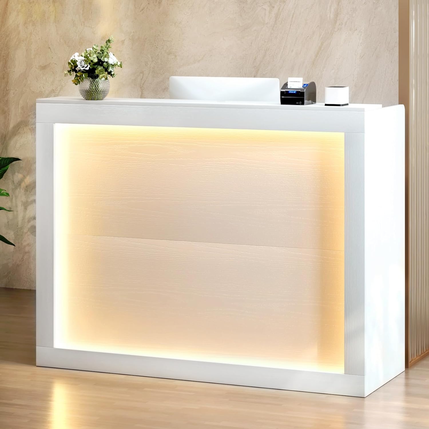 Illuminated Reception Counter, 55in