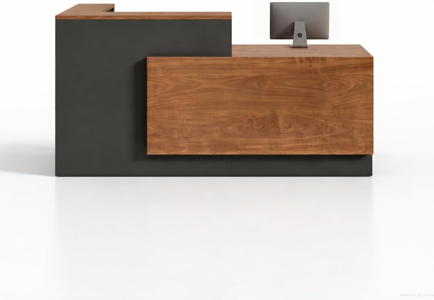 L-Shaped Reception Desk, Lockable