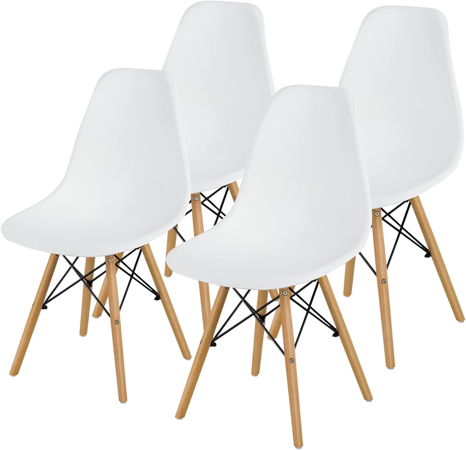 Shell Side Chair, Wood Legs