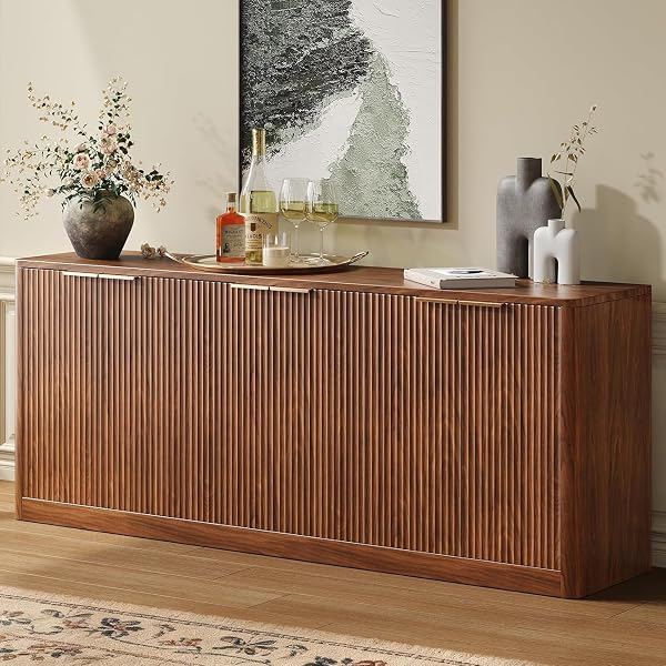 Fluted Sideboard, Walnut