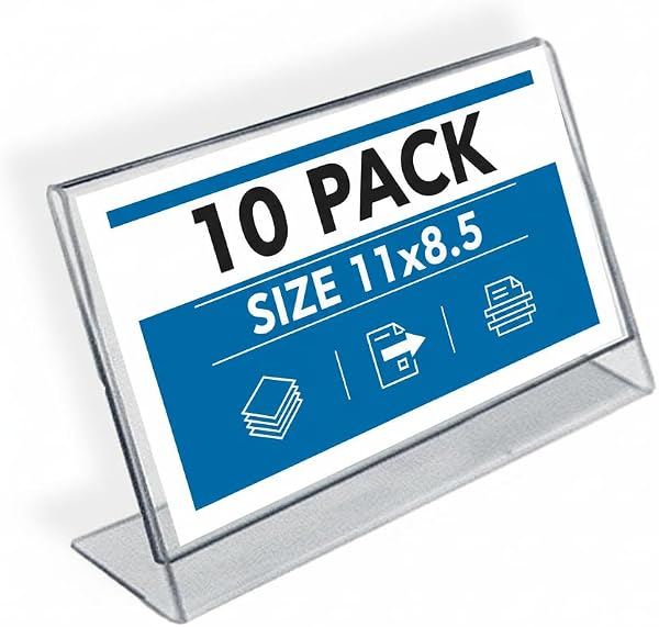 Tabletop Sign Holders (10)