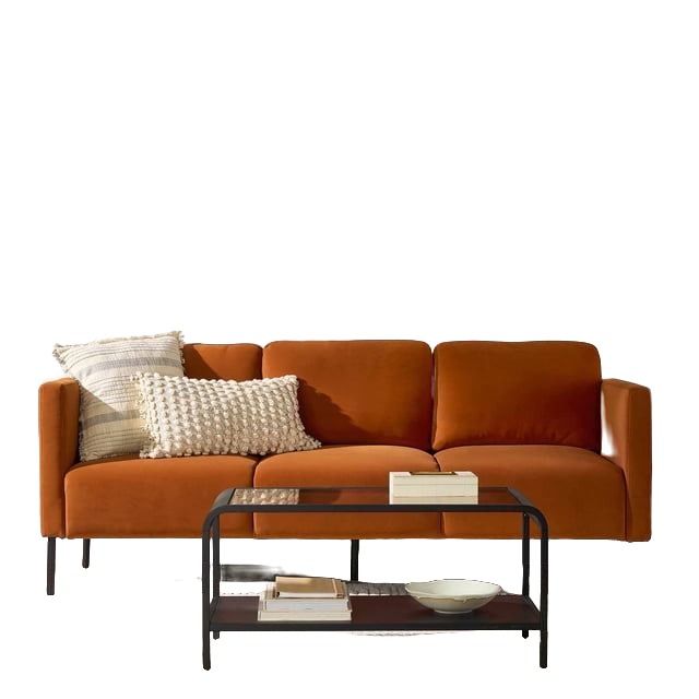 Copper Velvet Sofa
