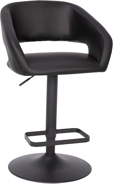 Aria Adjustable Stool, Black