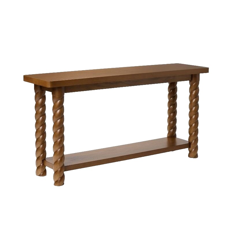 Braided-Leg Console, 60"