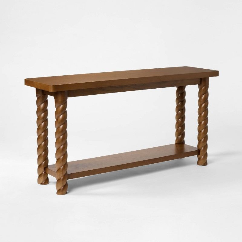 Braided-Leg Console, 60"
