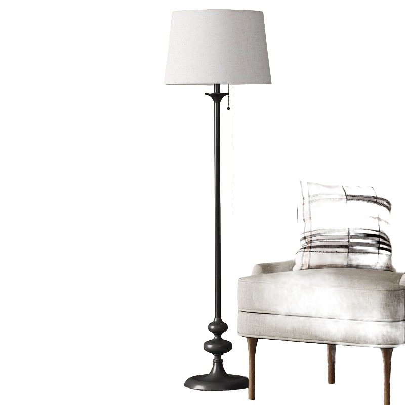 Black Stick Floor Lamp