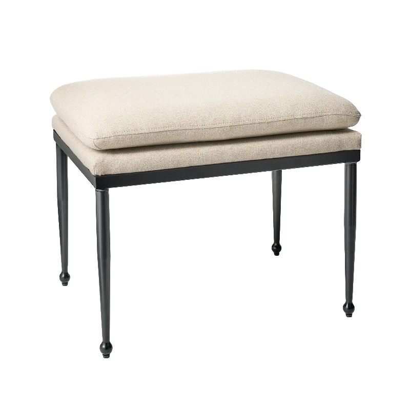 Pillow-Top Ottoman, Beige
