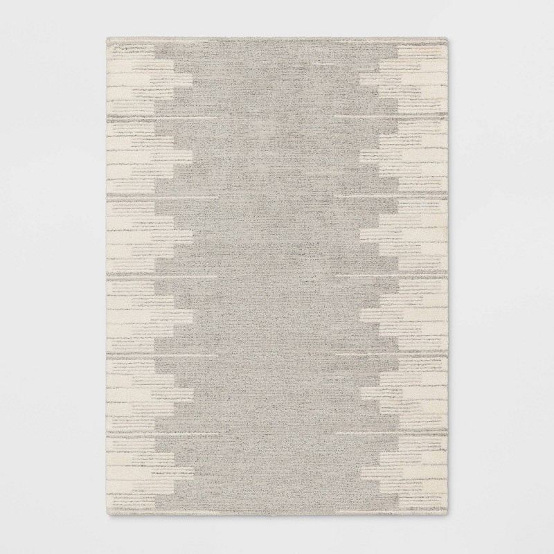 Modern Lines Plush Rug, 5x7