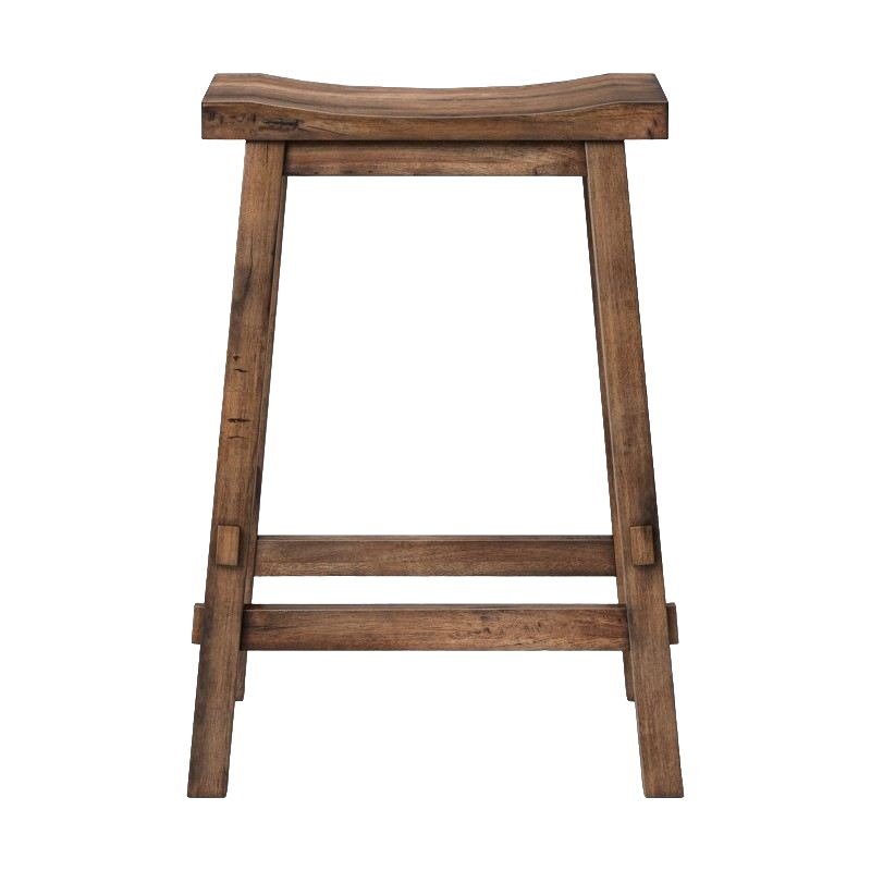 Farmhouse Wood Counter Stool