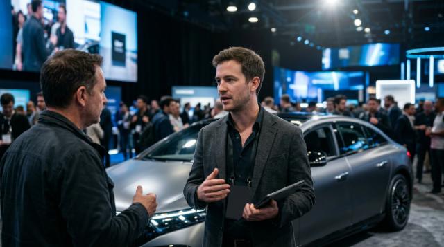 CES booth reps