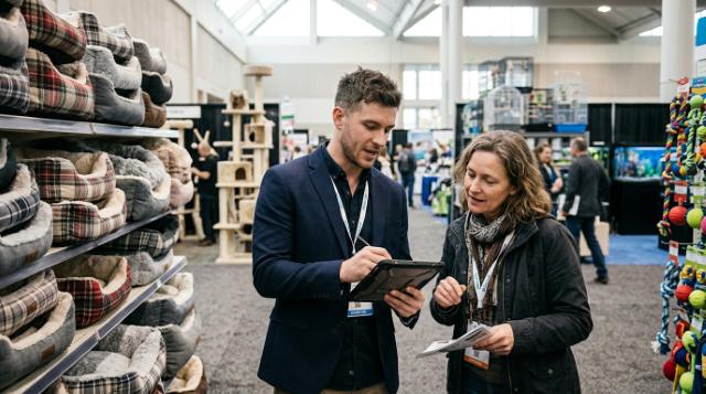 Global Pet Expo booth reps