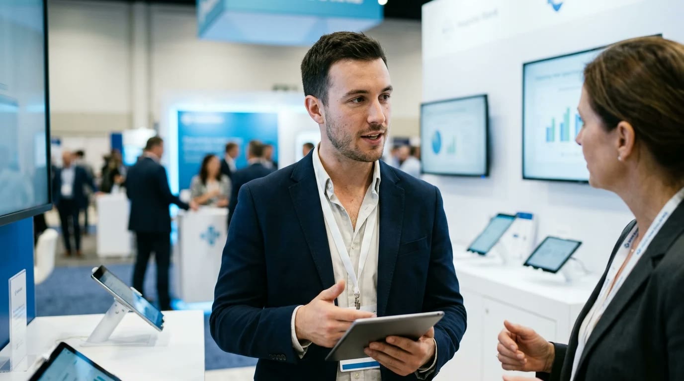 HIMSS booth reps