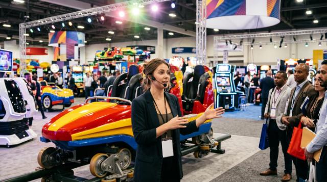 IAAPA Expo product presenters