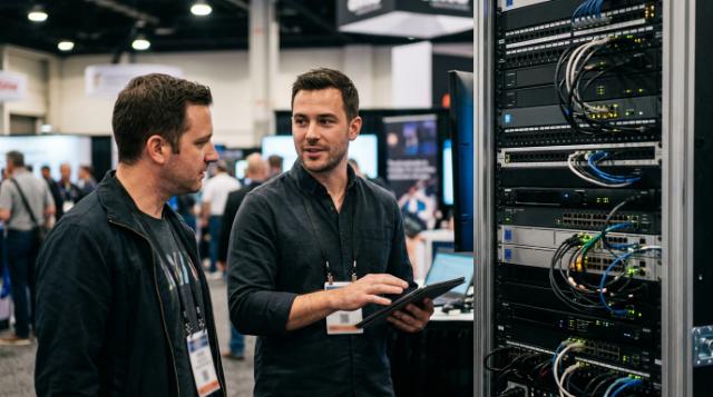 InfoComm booth reps