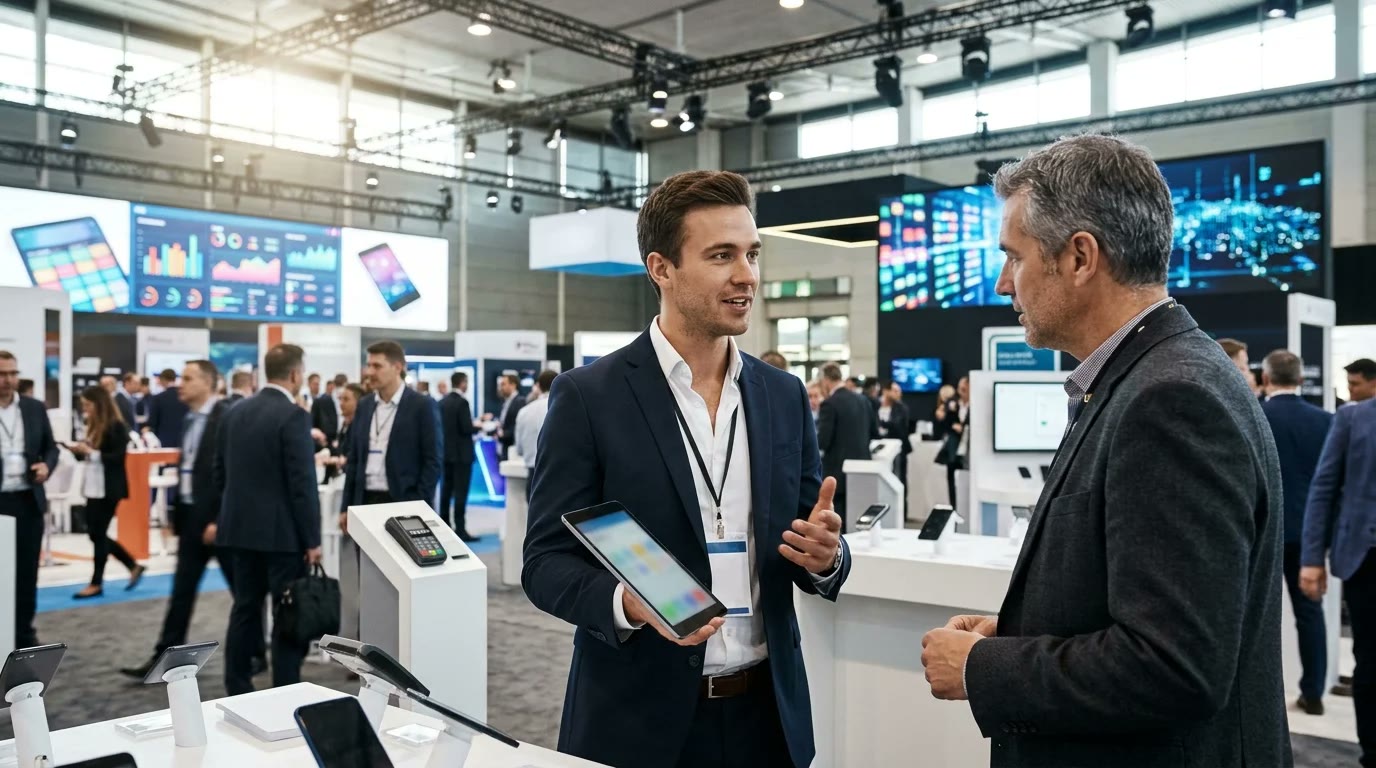 Money20/20 booth reps