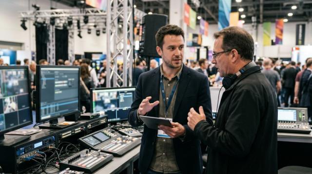 NAB Show booth reps