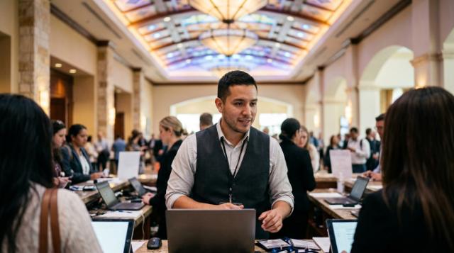 Registration hosts in San Antonio
