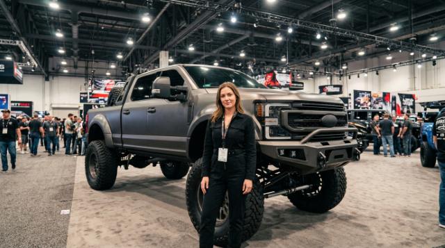 SEMA trade show models