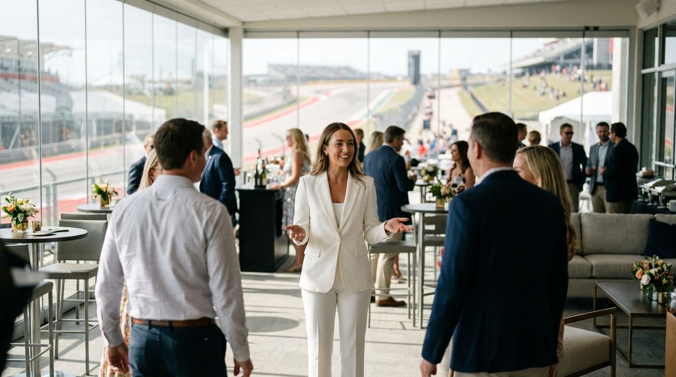 Suite hosts in Austin: race weekend
