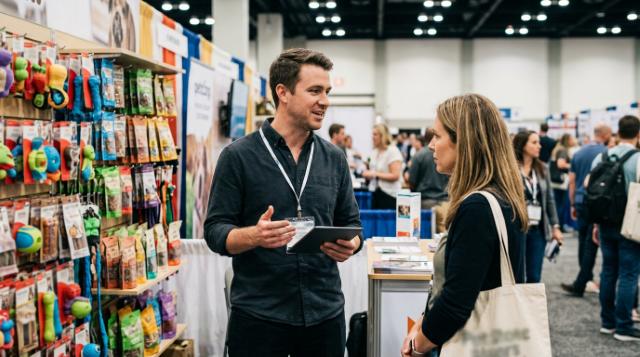 SuperZoo booth reps