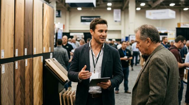 TISE booth reps