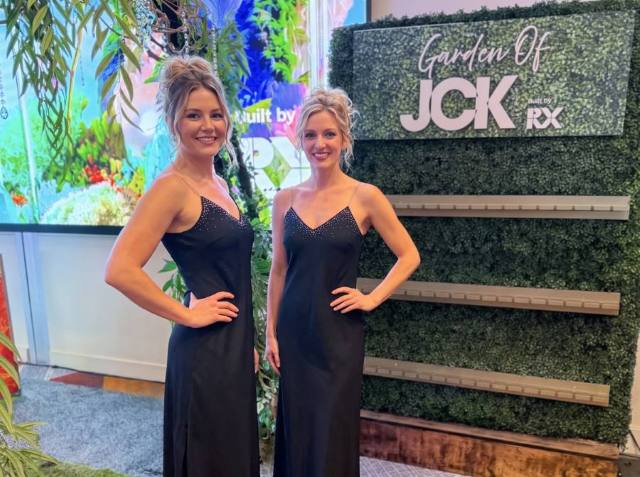 Trade show models in Las Vegas