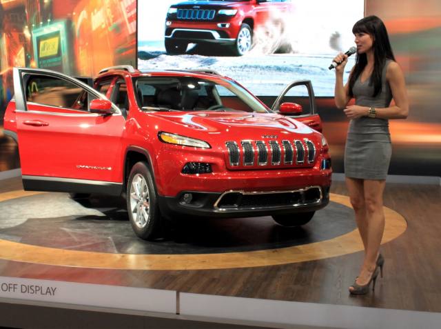 Trade show models in New York