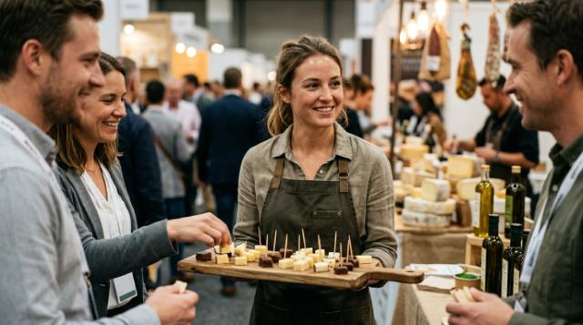 Winter Fancy Food Show sampling hosts