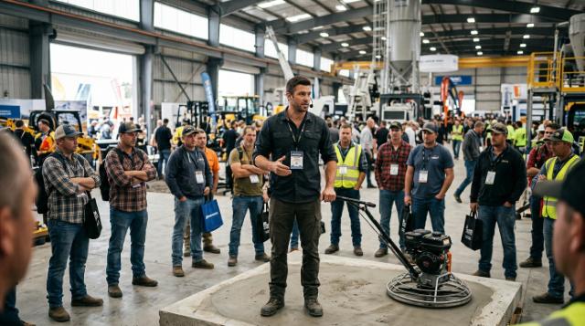 World of Concrete product presenters